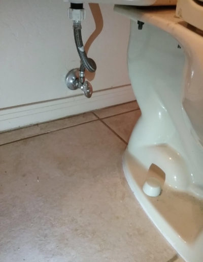Toilet water line