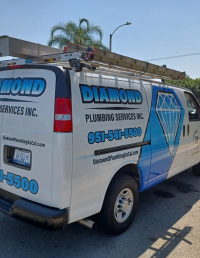 Diamond Plumbing Services Van